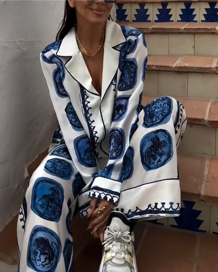 Sara | Chic tweedelige dames zomeroutfit met retro charme en comfortabel design