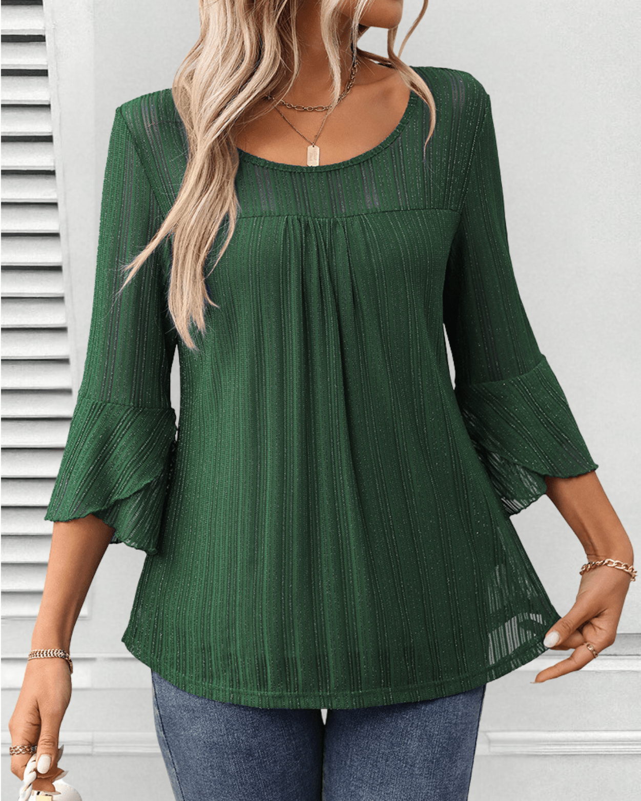Sophie | Dames Blouse | Witte Blouse Dames | Zwarte Blouse Dames-5