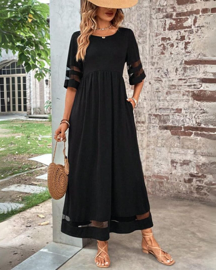 Sophie | Dames Jurken | Lange Dames Jurk | Zwarte Dames Jurk 2