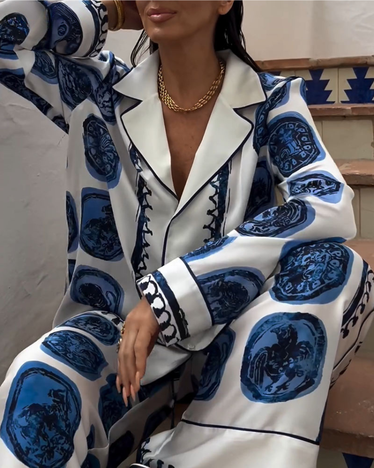 Sara | Chic tweedelige dames zomeroutfit met retro charme en comfortabel design