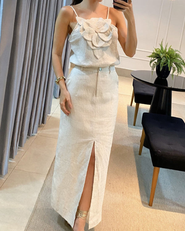 Sophie | Maxi Jurk | Lange Jurk Dames | Zwarte Lange Jurk-1