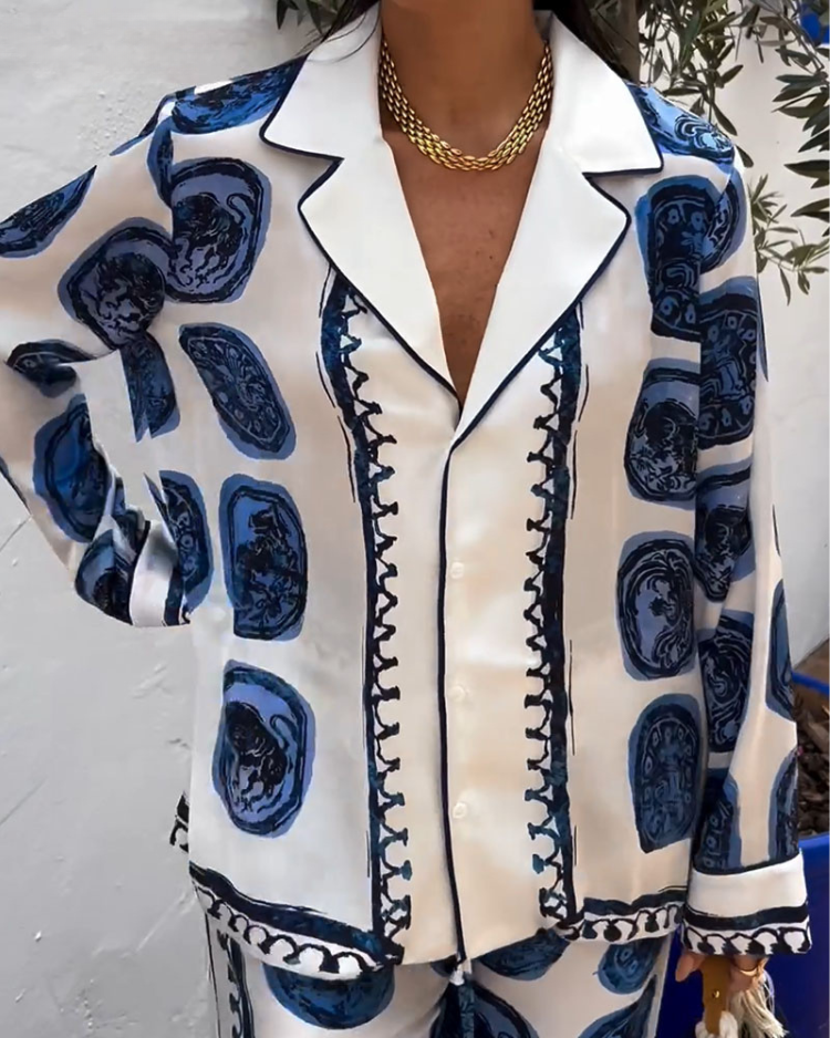 Sara | Chic tweedelige dames zomeroutfit met retro charme en comfortabel design