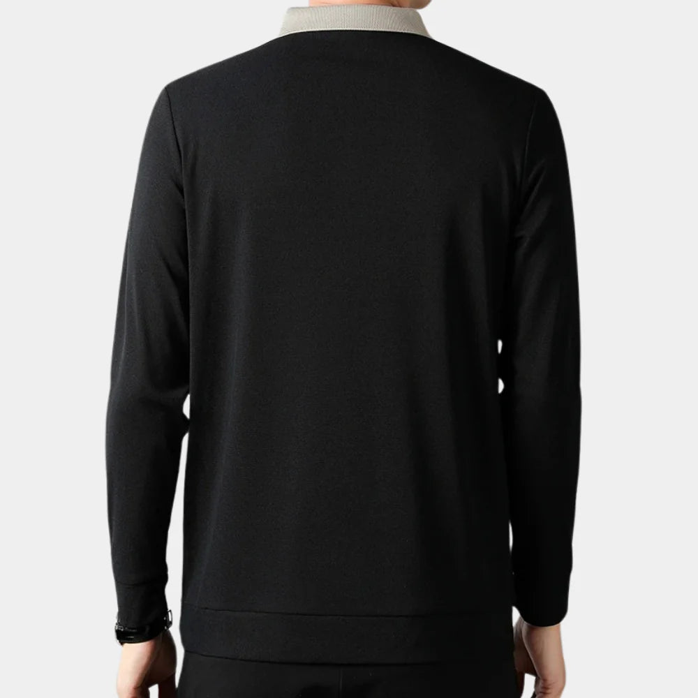 Daan | Comfortabel Heren Longsleeve Shirt voor Stijlvolle Casual Outfits 1