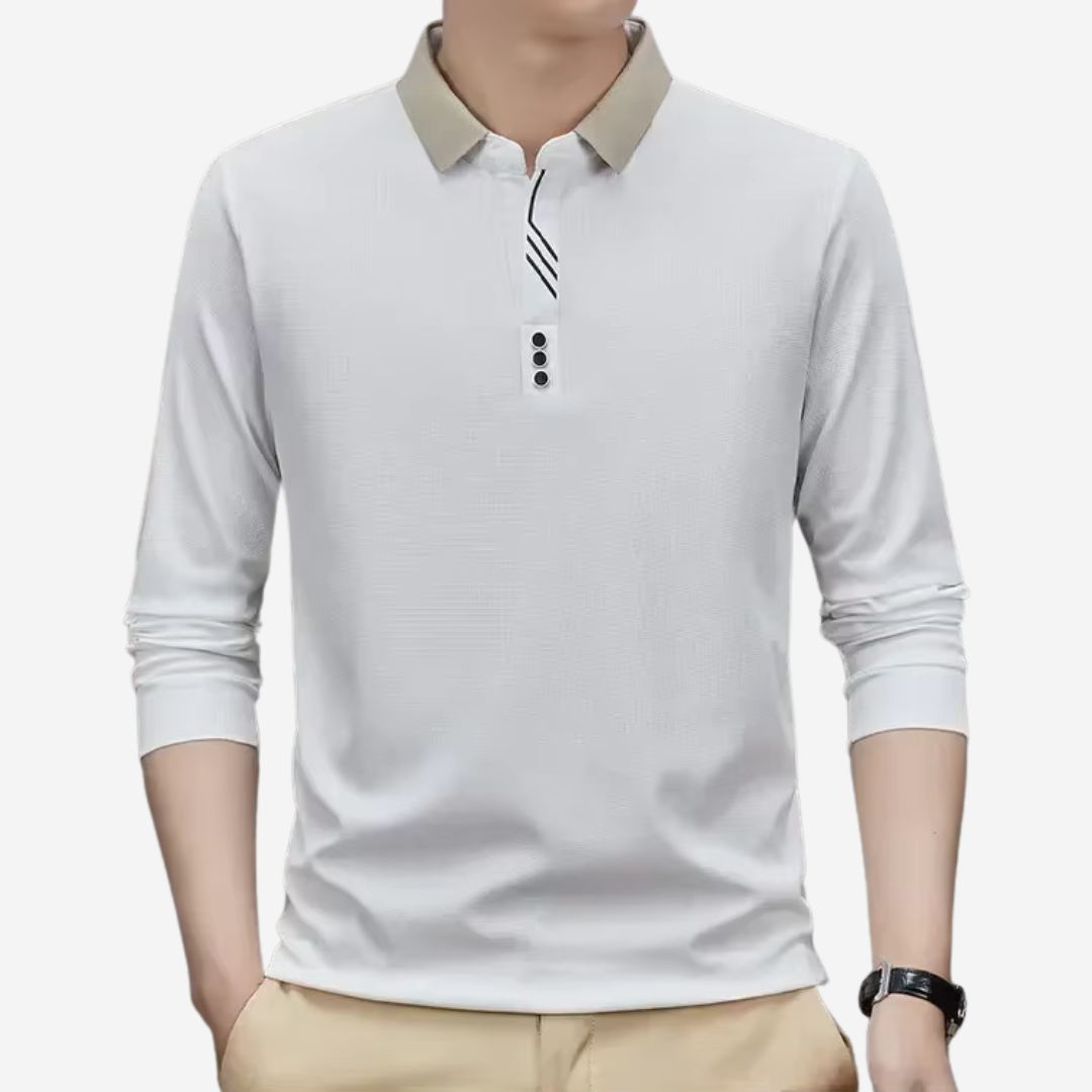 Daan | Comfortabel Heren Longsleeve Shirt voor Stijlvolle Casual Outfits 2