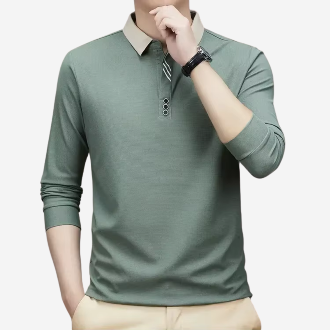 Daan | Comfortabel Heren Longsleeve Shirt voor Stijlvolle Casual Outfits 4
