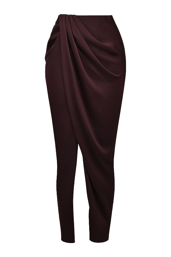 Dames Set: Satijnen Corset-top met Maxirok voor Luxe en Elegante Gelegenheden - Verschillende Kleuren Beschikbaar 6