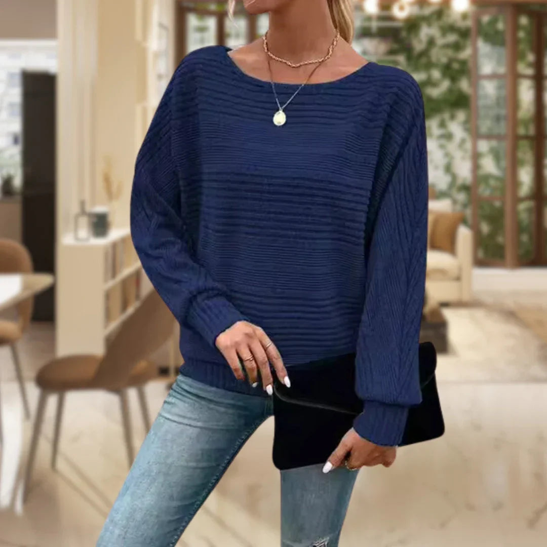 Dames Sweater in Trendy Herfstkleuren – Zachte Warme Trui met Lange Mouwen en Relaxte Pasvorm 4