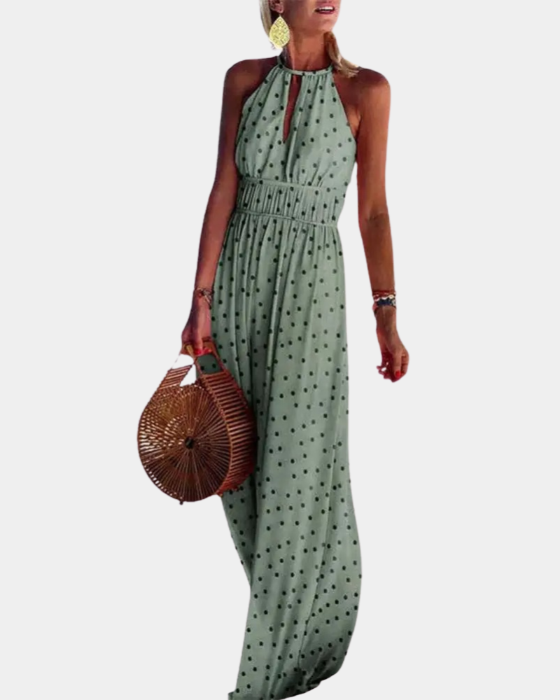 Elegante Maxi Jurk Dames van Ademend Materiaal – Flatterende Lange Jurk voor Zomer en Speciale Gelegenheden 1
