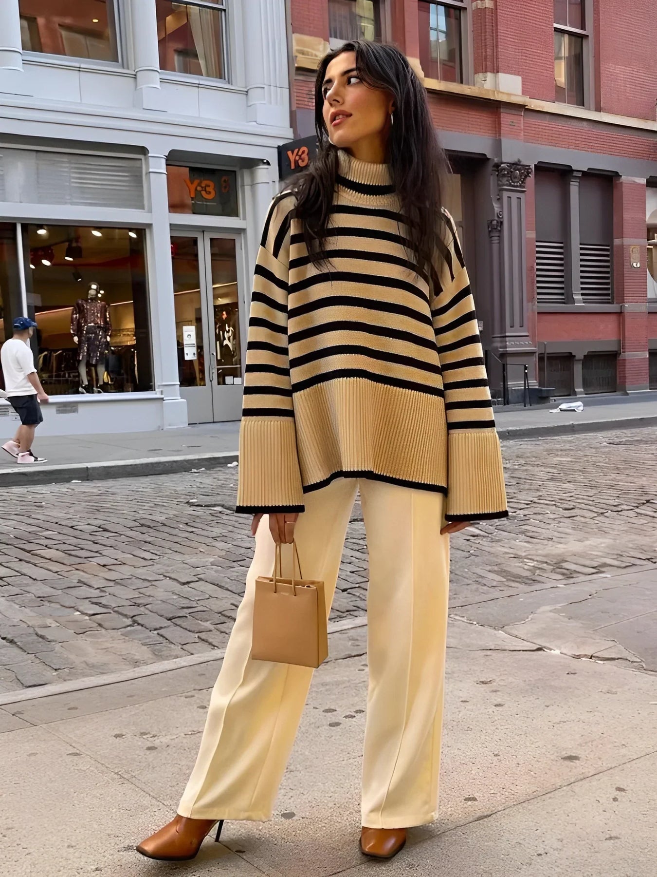 Emma | Cozy Oversized Striped Sweater for Dames in Soft Cotton 5