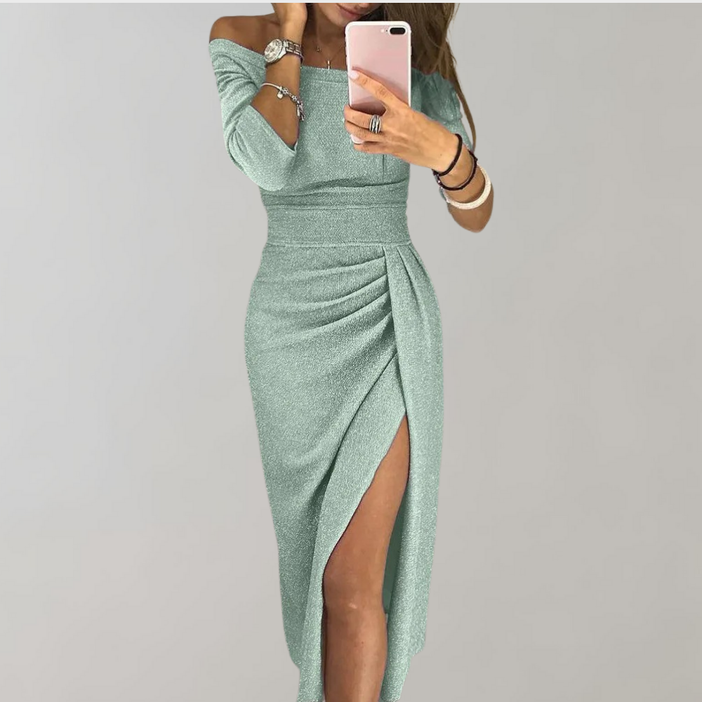 Emma | Elegante Glitter Zomerjurk Dames voor Feestelijke Gelegenheden 4