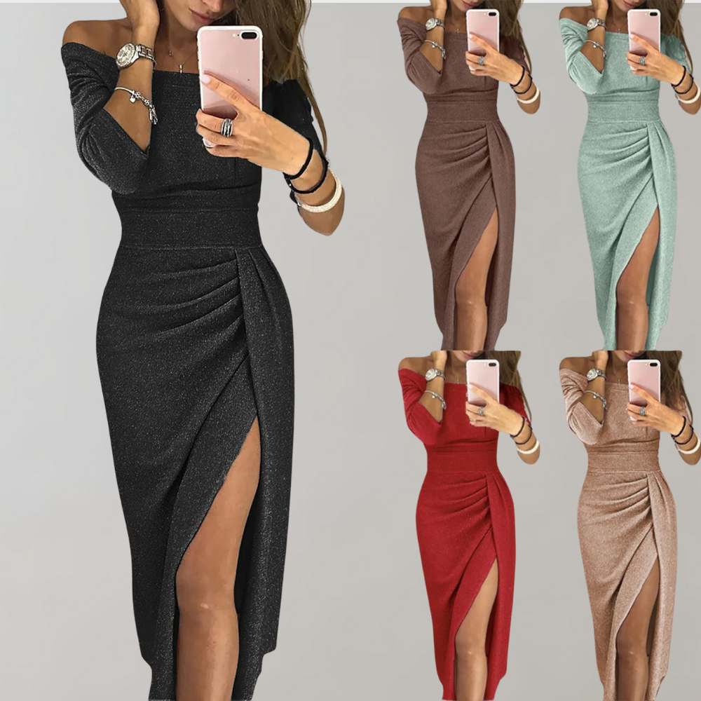 Emma | Elegante Glitter Zomerjurk Dames voor Feestelijke Gelegenheden 8
