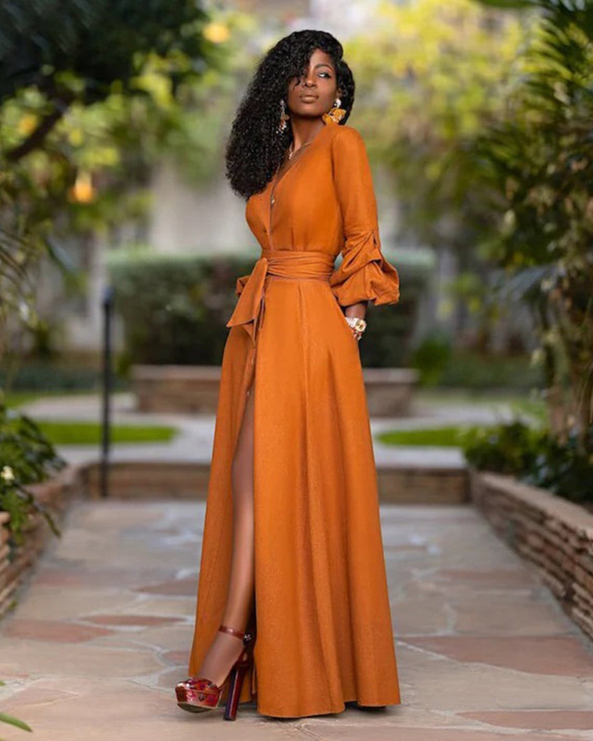 Emma | Elegante Lange Zomerjurk Dames voor Een Tijdloze Look 1