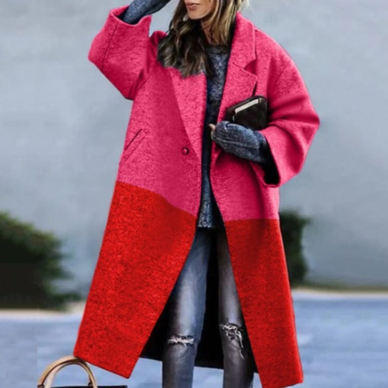 Emma | Luxe Lange Wollen Jas Dames voor Winterse Elegantie 6