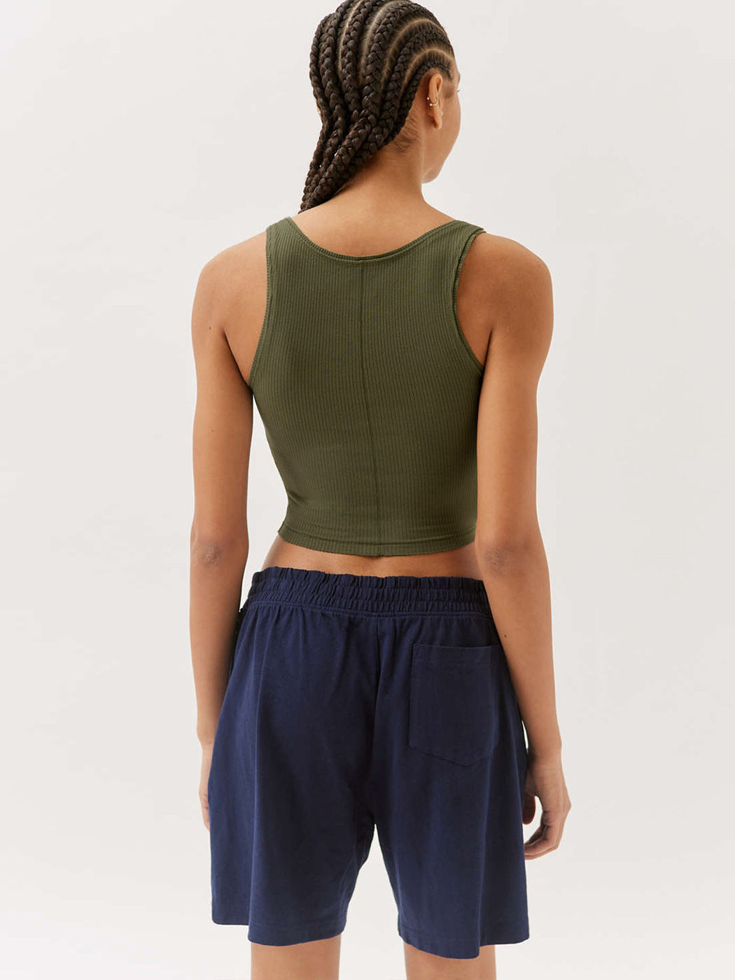 Emma | Modieuze Tanktop Dames met Vierkante Halslijn en Figuuraccentuerende Pasvorm 5
