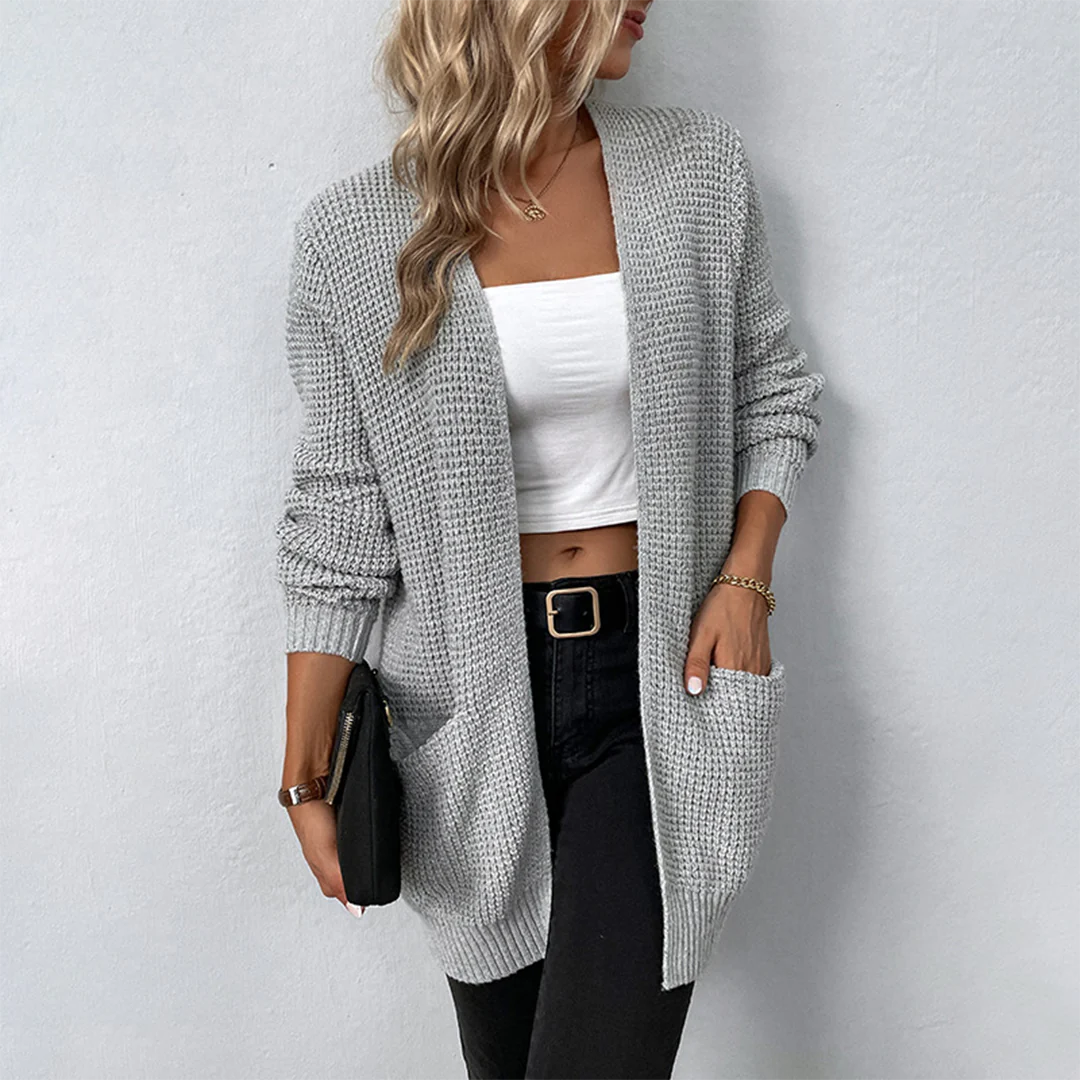 Emma | Stijlvol Dames Vest met V-hals voor Herfst en Winter 3
