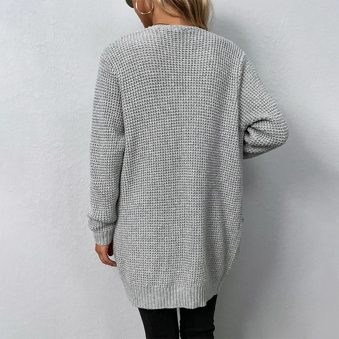 Emma | Stijlvol Dames Vest met V-hals voor Herfst en Winter 4