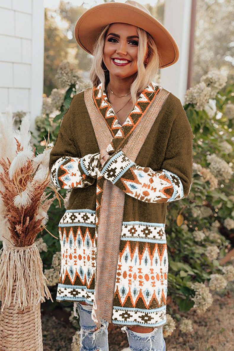 Emma | Tijdloos Gebreid Dames Vest met Aztekenpatroon voor Stijlvolle Outfit 8