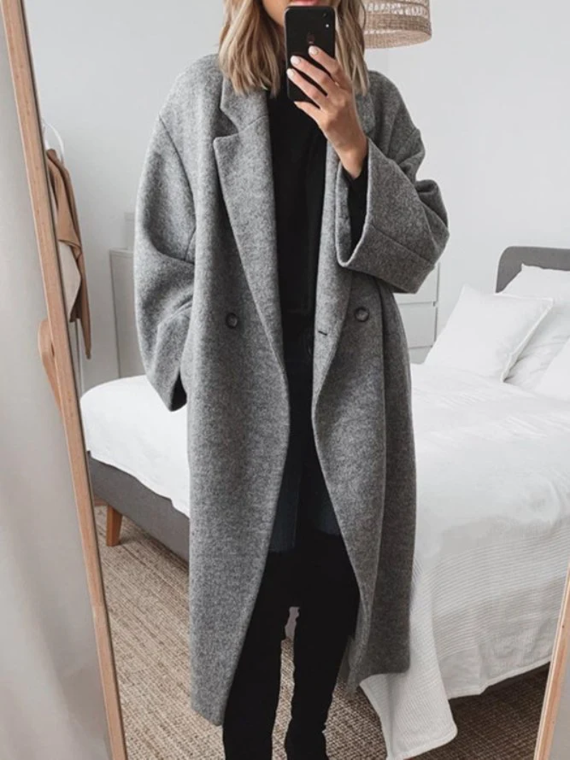 Emma | Tijdloze Lange Dames Jas Winter voor Comfort en Stijl 0