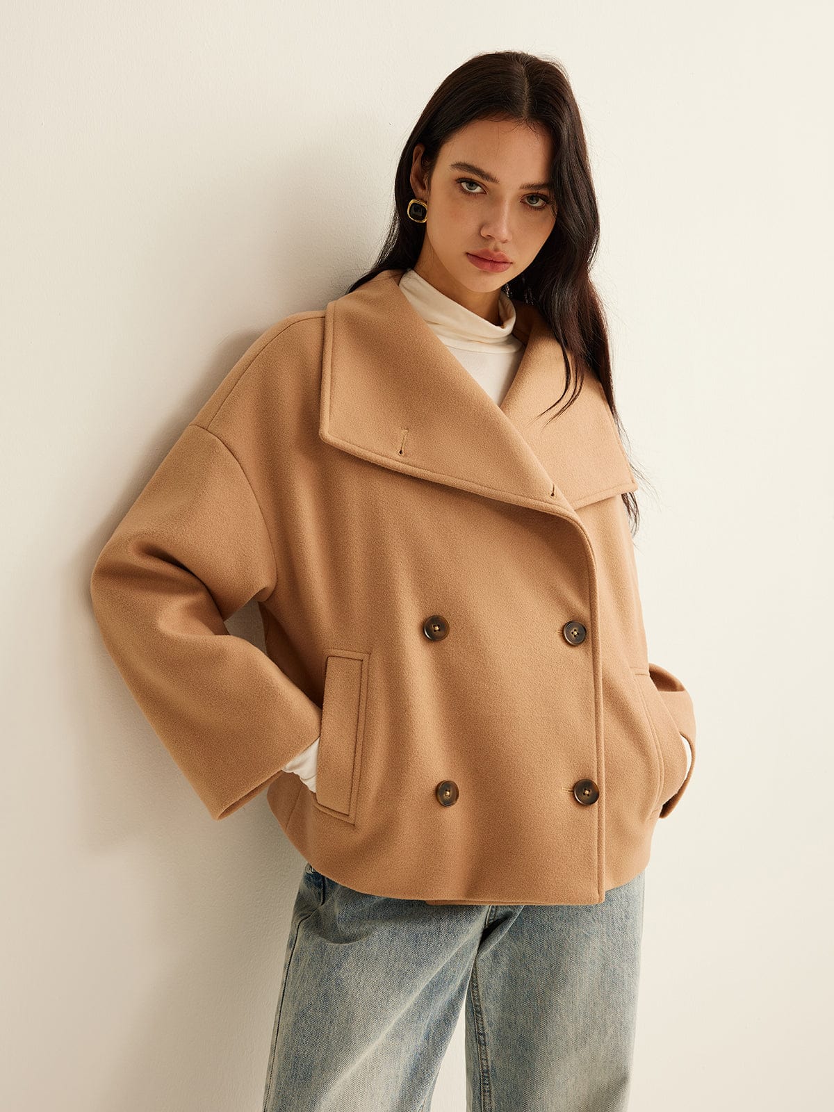 Emma | Tijdloze Wollen Mantel Jas Dames voor Elegante Herfstlooks 3