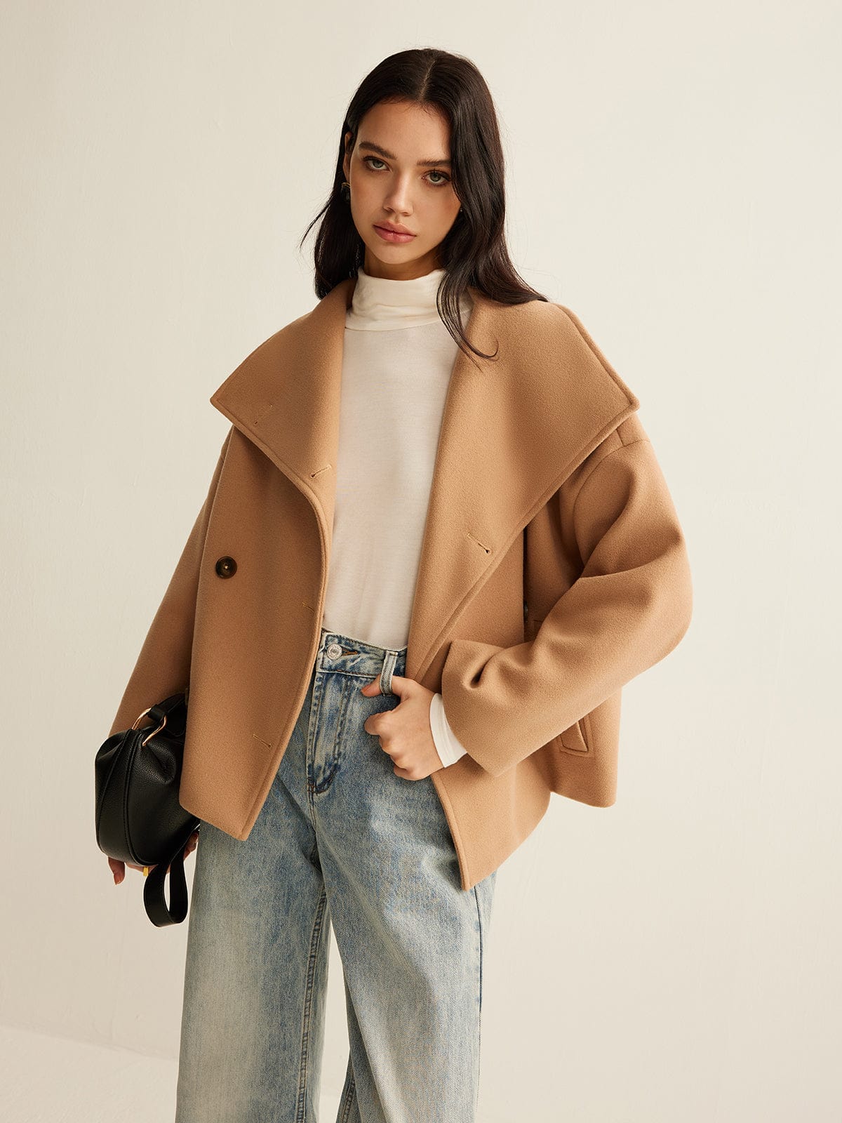 Emma | Tijdloze Wollen Mantel Jas Dames voor Elegante Herfstlooks 5