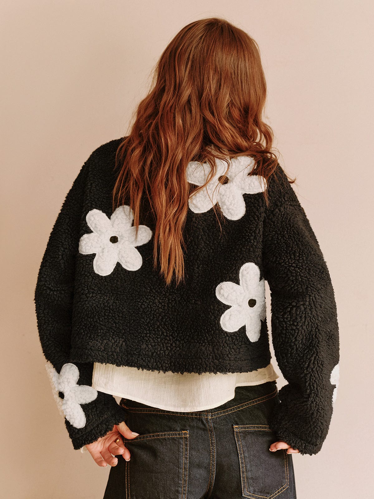 Emma | Trendy Dames Jack met Bloemenprint in Cozy Chic Stijl 5