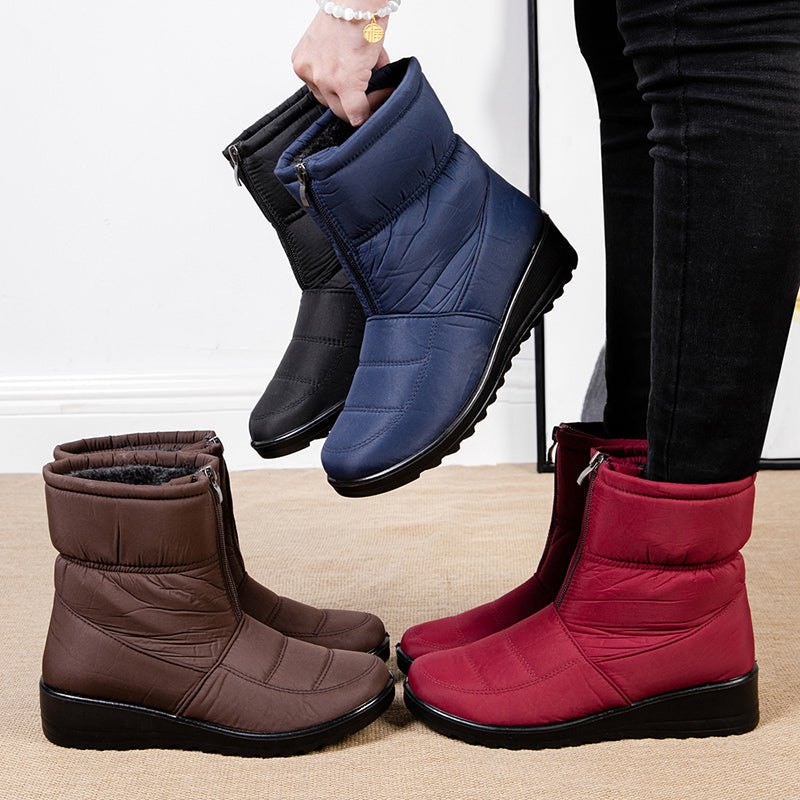Emma | Zwarte Enkellaarsjes Dames voor Casual Winterstijl en Comfort 4