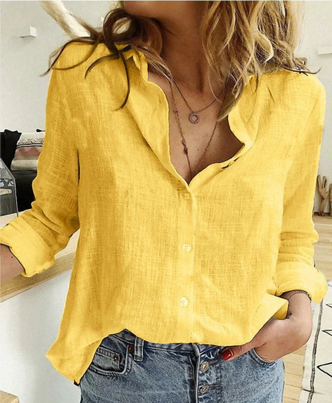 Sophie | Dames Blouse Korte Mouw | Damesblouse | Blouse Korte Mouw Dames 1