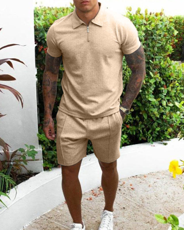 Manny | Casual Polo en Short Set voor Heren - Perfect voor Zomerse Gelegenheden