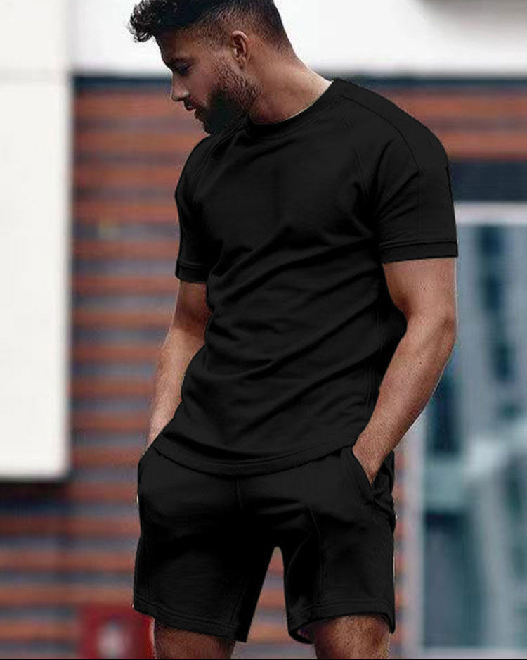 Zeke | Stijlvolle Combi Set Heren Zomeroutfit voor Comfortabele Dagen
