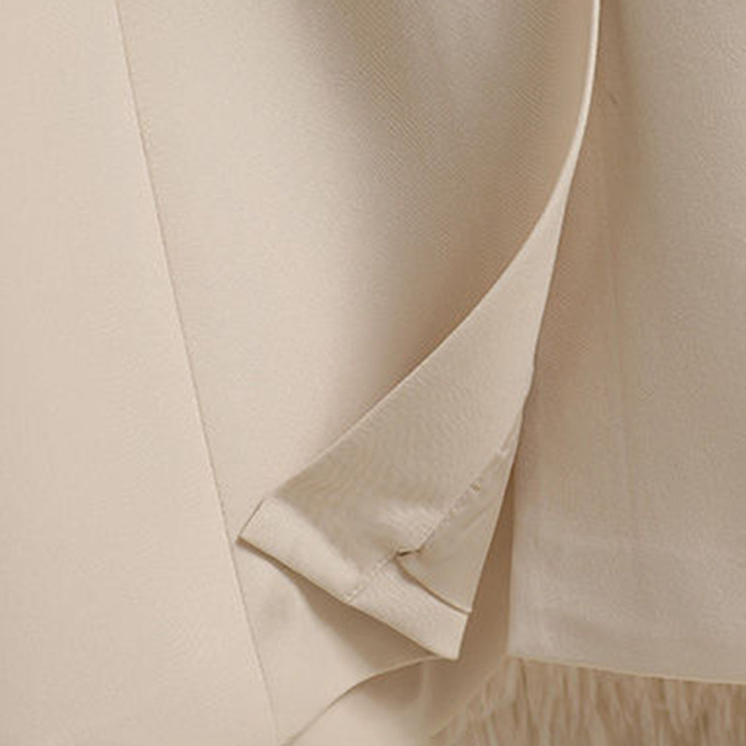 Claire | Lange damesblazer met ceintuur in elegante snit voor formele en zakelijke gelegenheden