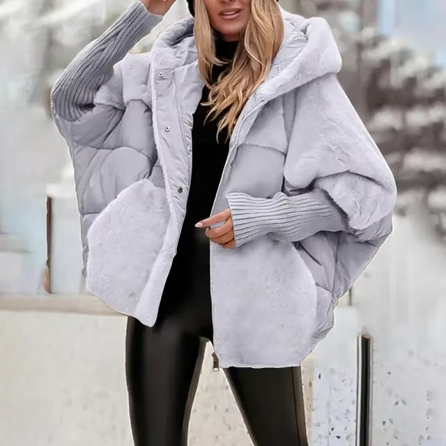 Lange Gewatteerde Winterjas Dames – Warm en Chic voor Herfst en Winter, Lange Mouwen, Casual en Formeel 7