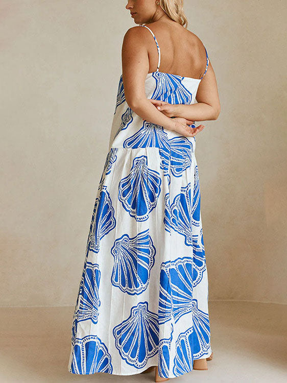 Lange Mouwloze Maxi Jurk Dames van Lichtgewicht Stof – Elegante Lange Zomerjurk voor Warme Dagen 4