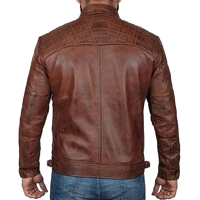 Lars | Stoere Winter Bikerjas voor Mannen met Comfort en Stijl 3