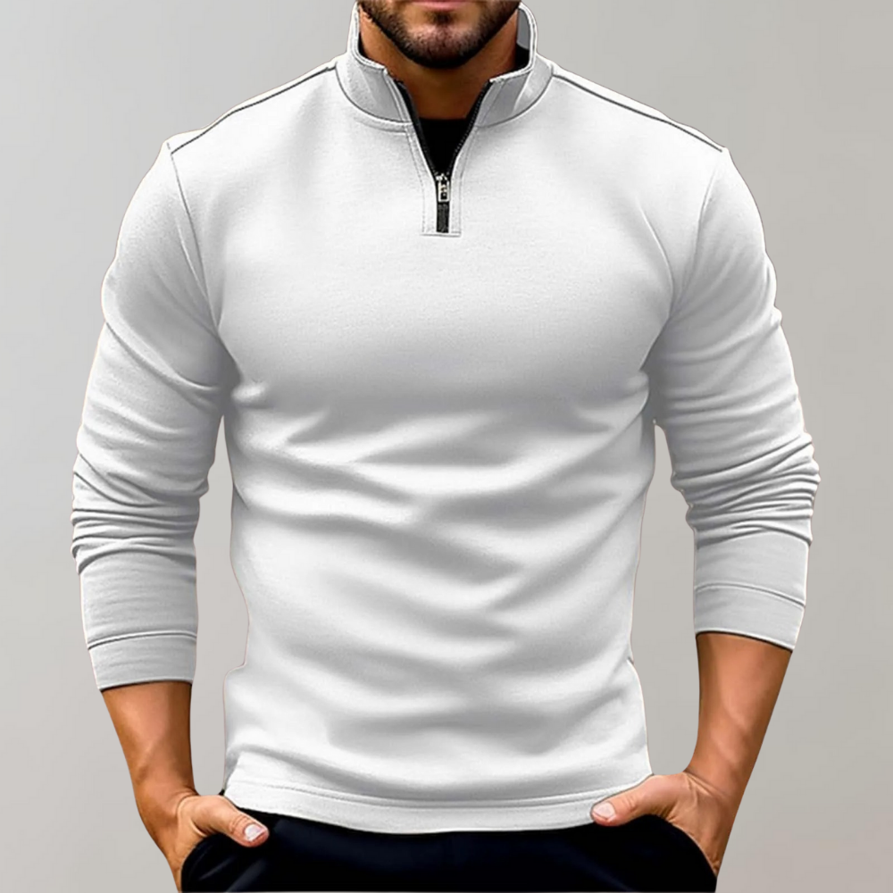 Lars | Trendy Polo Shirt Heren met Ritssluiting voor Casual Stijl 1