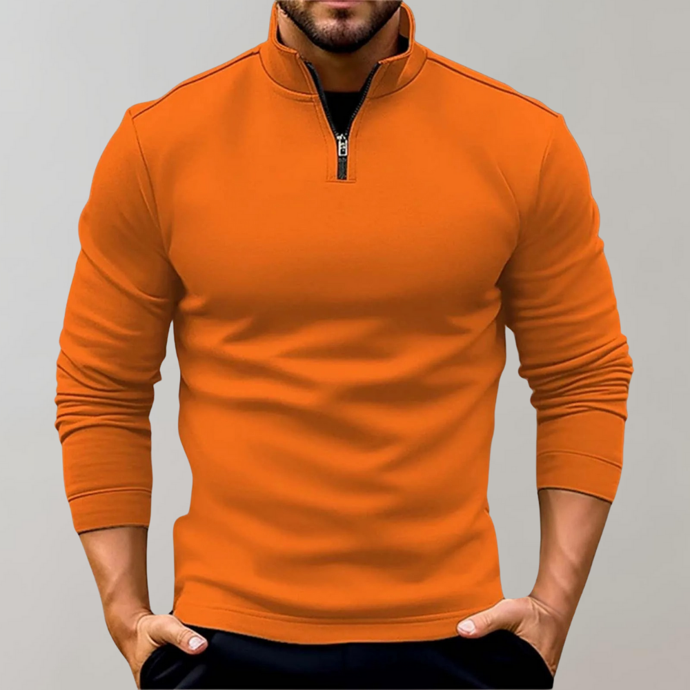 Lars | Trendy Polo Shirt Heren met Ritssluiting voor Casual Stijl 2