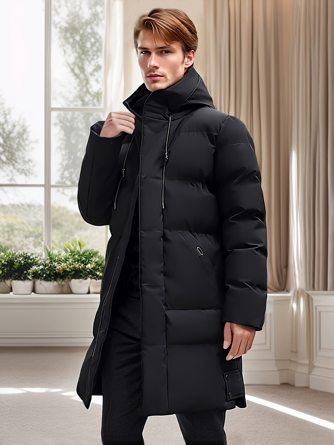 Liam | Casual Gewatteerde Winterjas Heren voor Comfort en Stijl 3