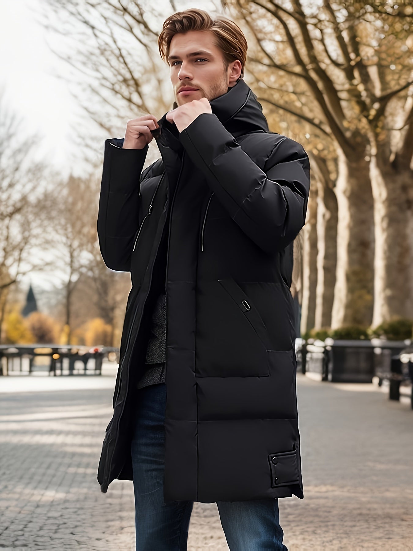 Liam | Casual Gewatteerde Winterjas Heren voor Comfort en Stijl 4