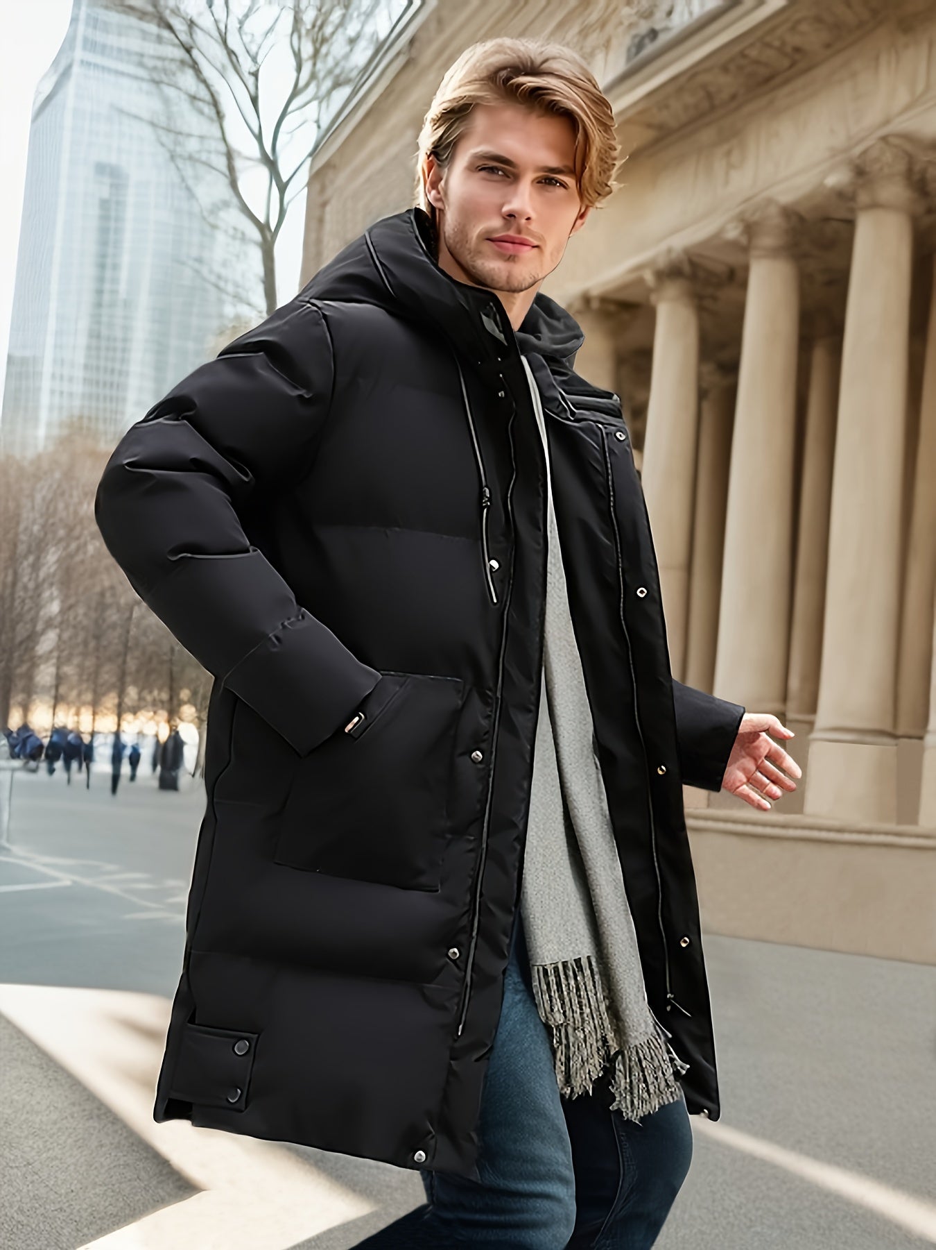 Liam | Casual Gewatteerde Winterjas Heren voor Comfort en Stijl 5