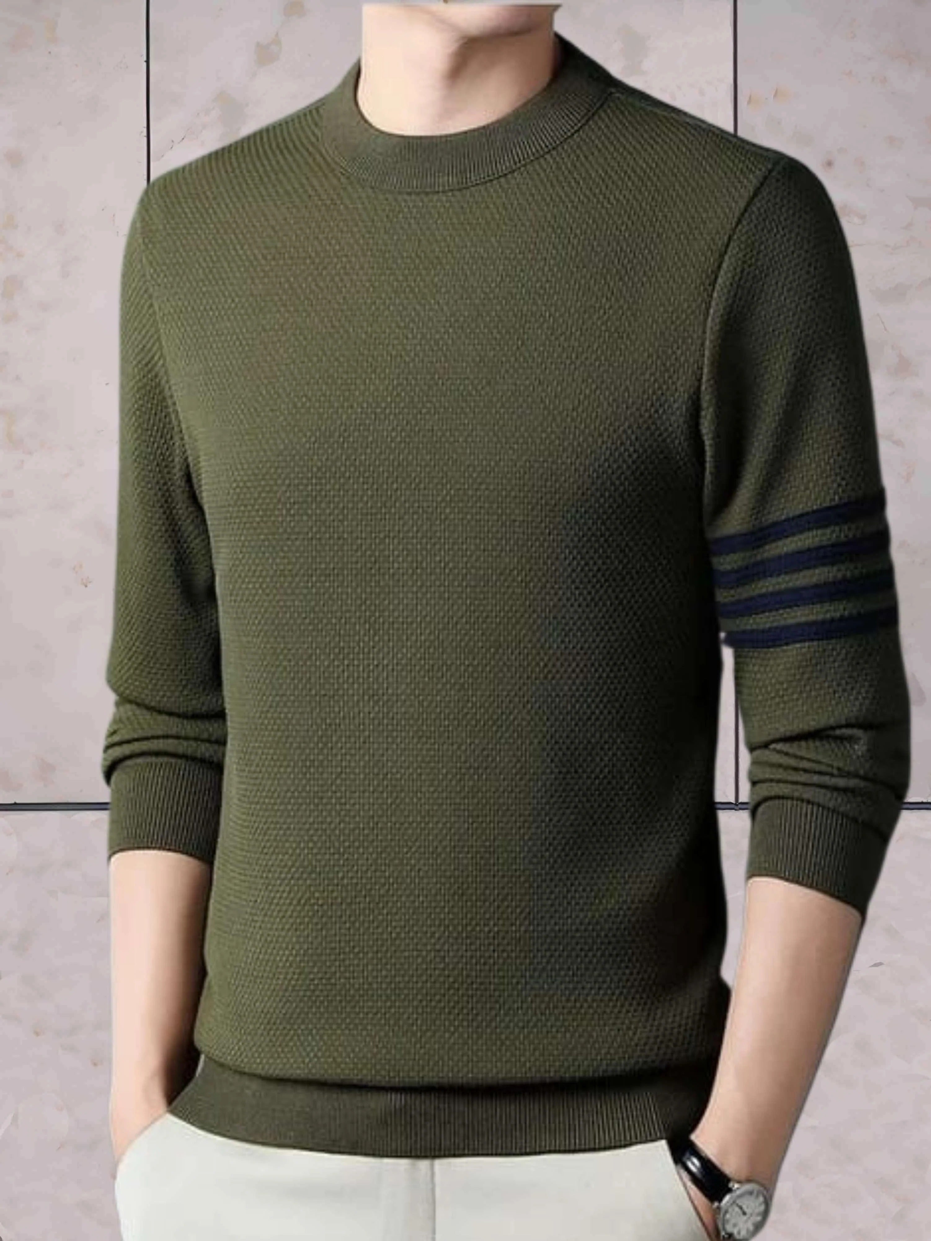Liam | Casual Heren Trui voor Comfortabele Stijl en Relaxed Look 3