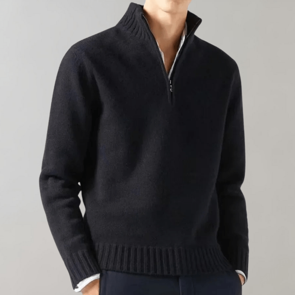 Liam | Stijlvolle Heren Sweater met Rits voor Casual en Verzorgde Looks 0