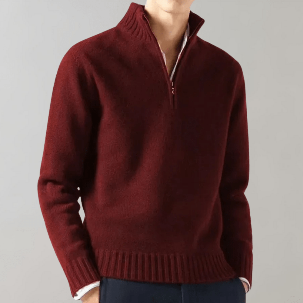 Liam | Stijlvolle Heren Sweater met Rits voor Casual en Verzorgde Looks 1