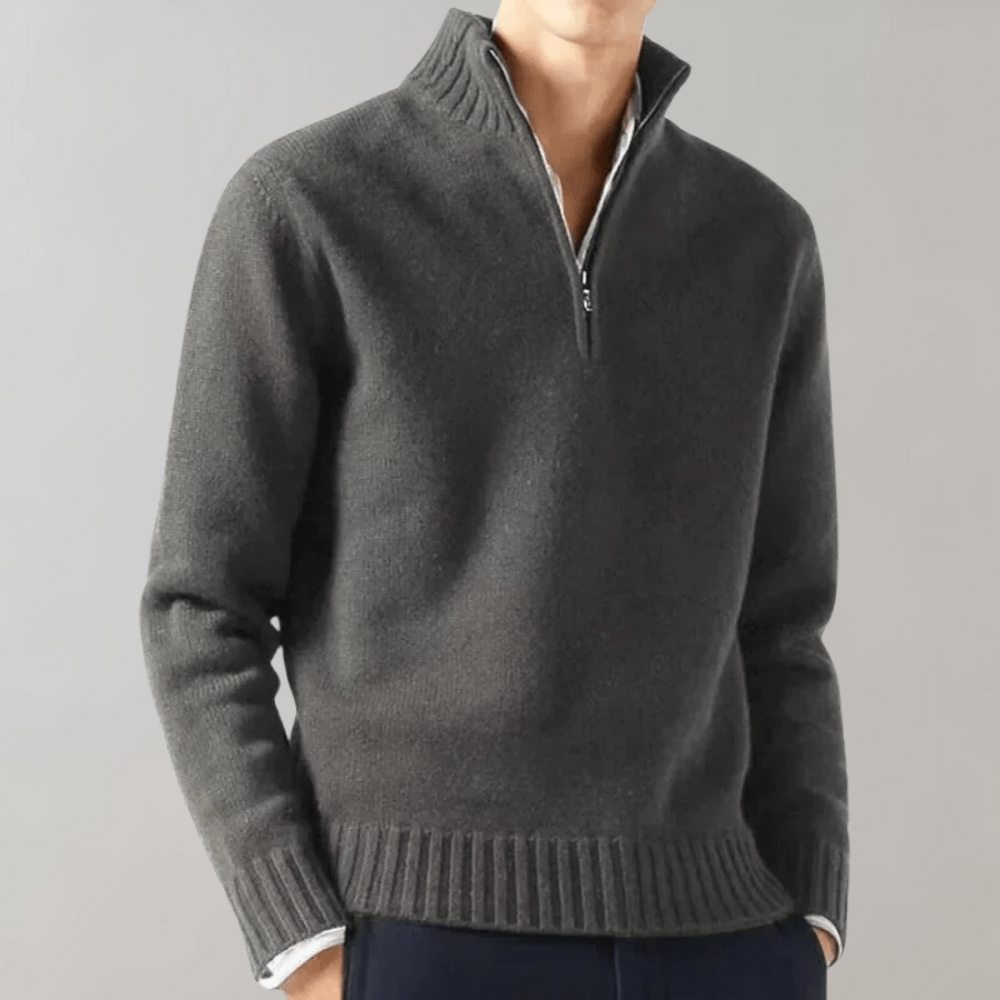 Liam | Stijlvolle Heren Sweater met Rits voor Casual en Verzorgde Looks 3