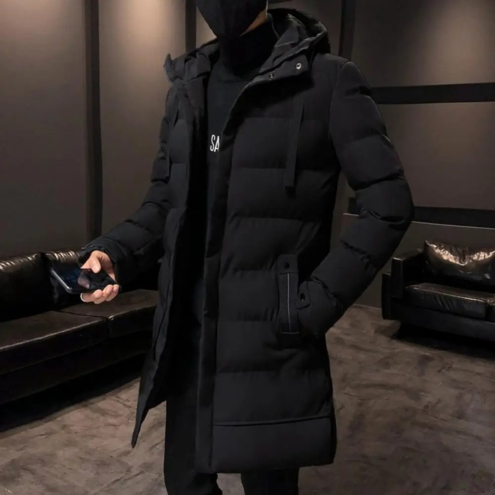 Liam | Stijlvolle Lange Pufferjas voor Mannen met Capuchon en Comfort 5