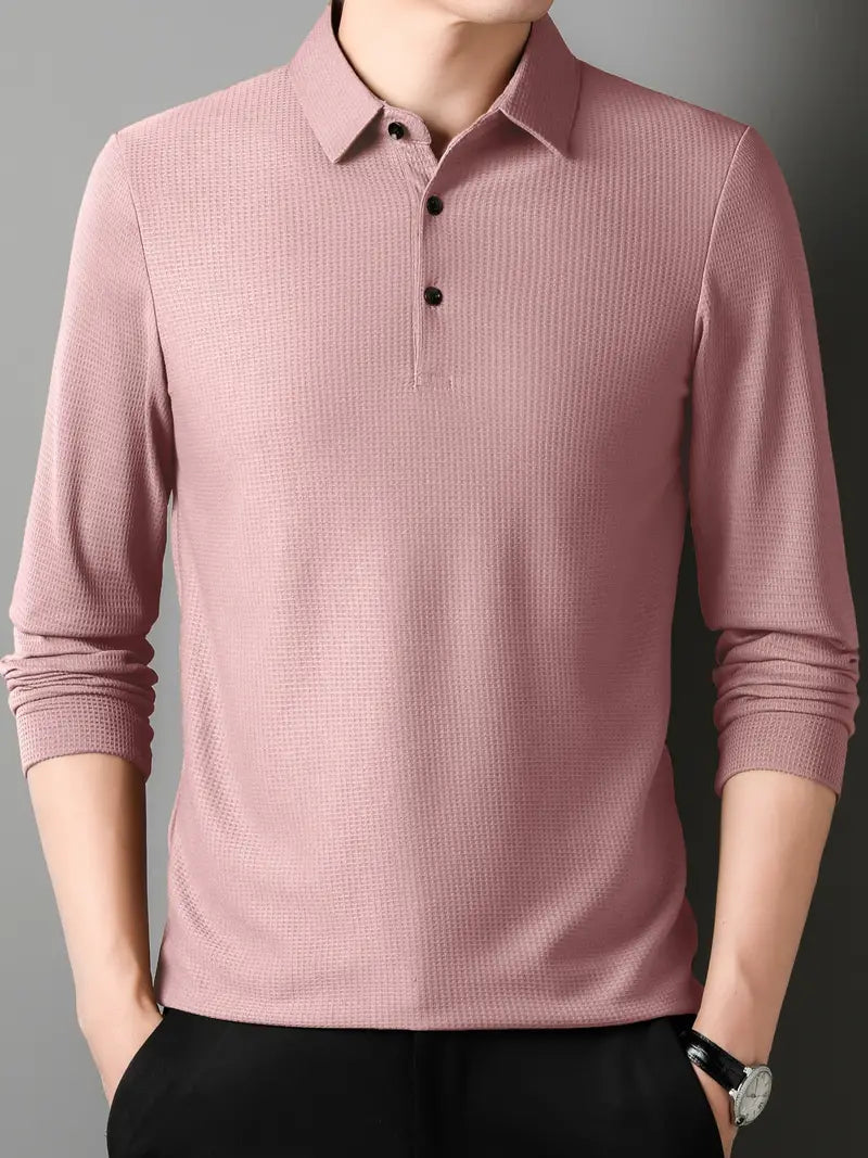 Liam | Stijlvolle Polo Jumper voor Mannen met Kraag en Knopen 5
