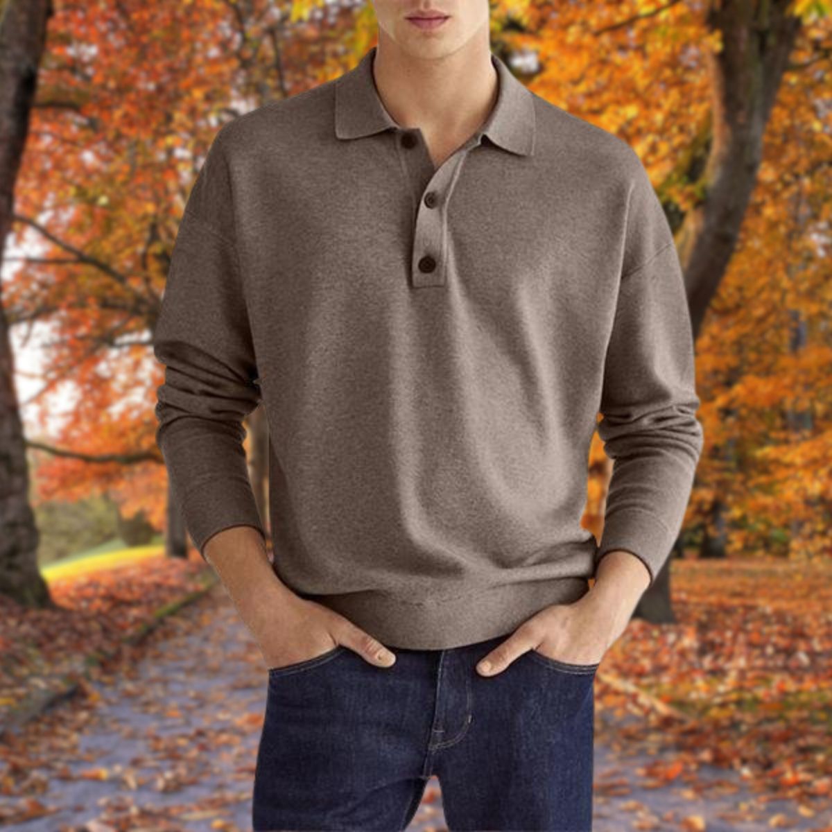 Liam | Stijlvolle Polosweater voor Heren met Comfortabele Pasvorm en Tijdloze Look 3