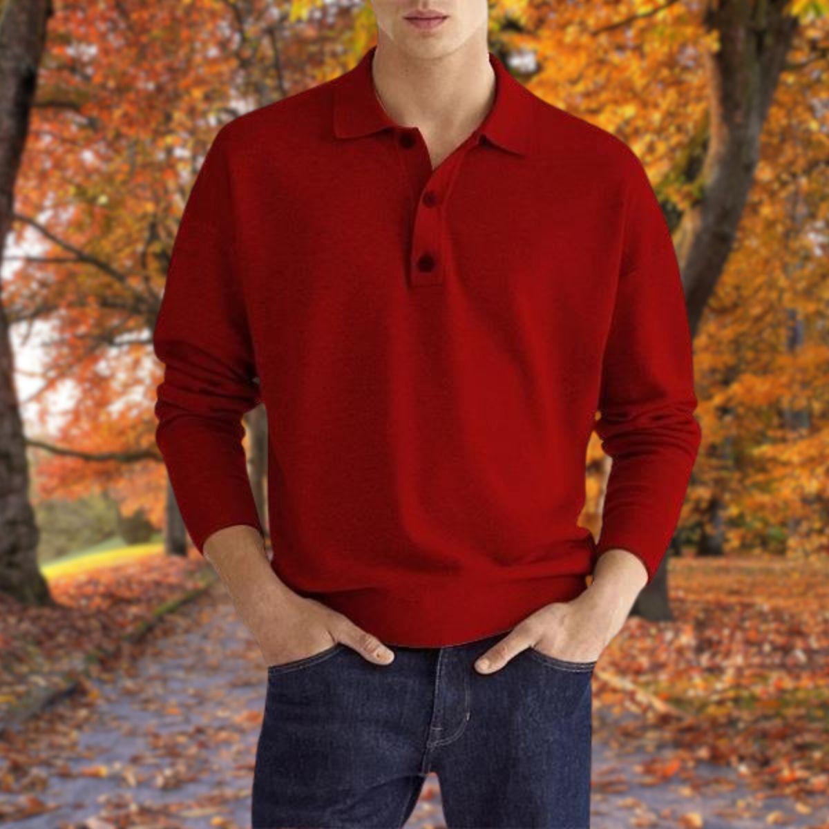 Liam | Stijlvolle Polosweater voor Heren met Comfortabele Pasvorm en Tijdloze Look 4