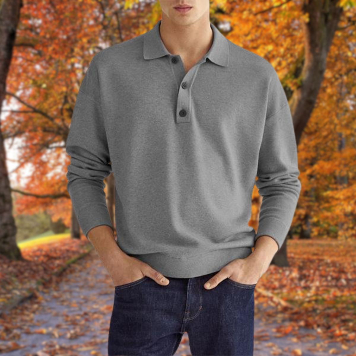 Liam | Stijlvolle Polosweater voor Heren met Comfortabele Pasvorm en Tijdloze Look 5