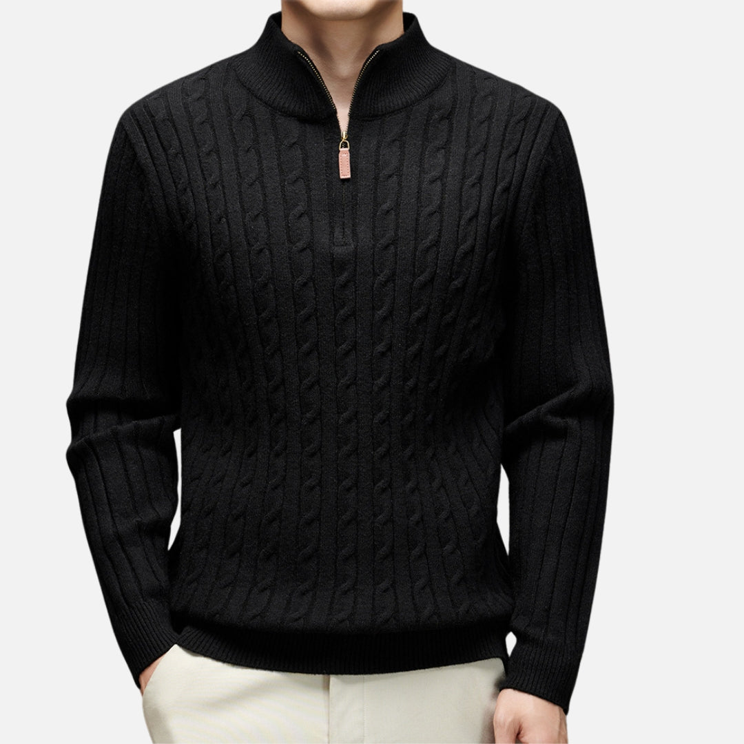 Liam | Warme Coltrui Heren met Kabelbrei voor Comfort en Stijl 0