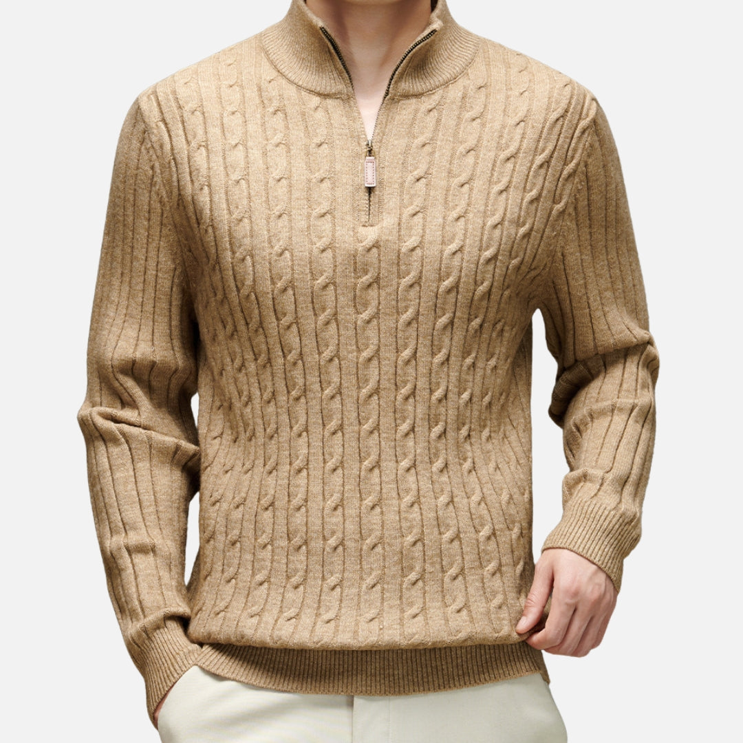 Liam | Warme Coltrui Heren met Kabelbrei voor Comfort en Stijl 1