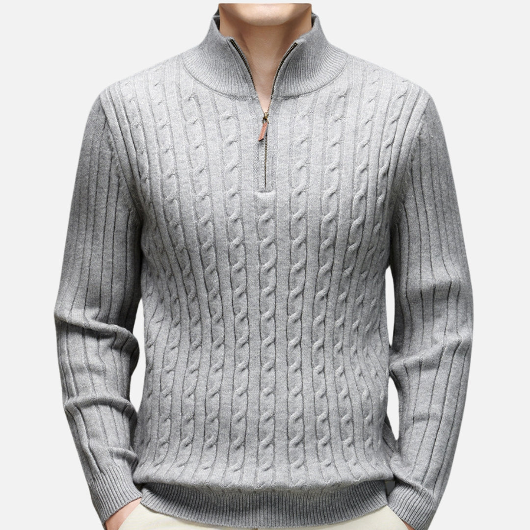 Liam | Warme Coltrui Heren met Kabelbrei voor Comfort en Stijl 2